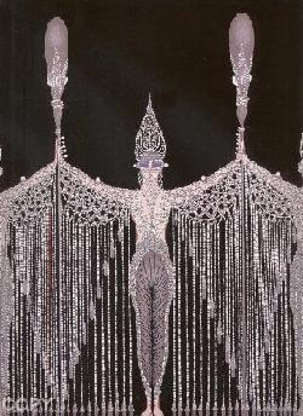 Les Bijoux de Perles Serigraph by Erte