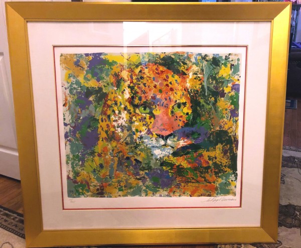 "Portrait of the Leopard" Serigraph by LeRoy Neiman