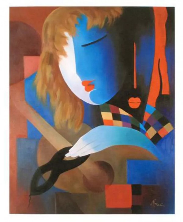 "Nocturnal" Limited Edition Giclee on Canvas by Arbe Berberyan