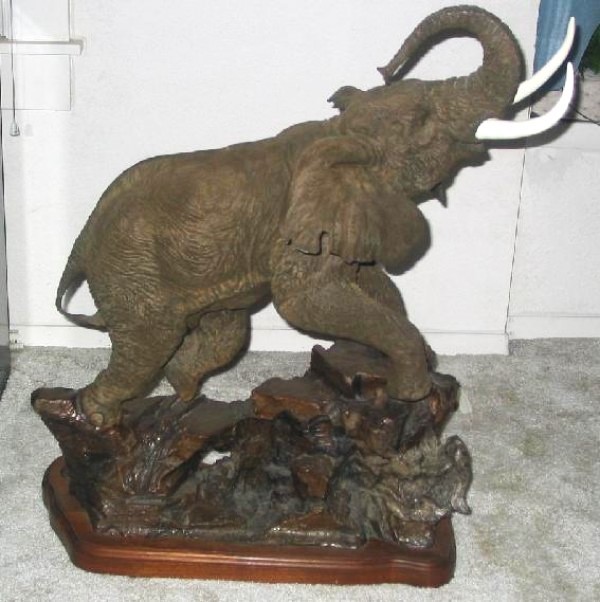 "Outraged" Bronze Sculpture by Lorenzo Ghiglieri