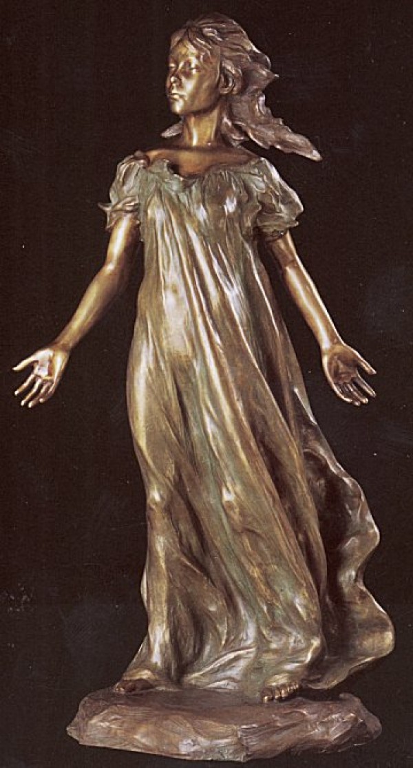 "Youngest Daughter" Bronze Sculpture by Frederick Hart
