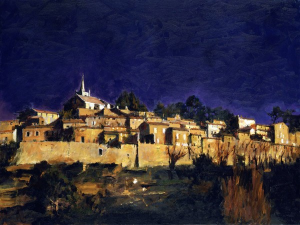 "Italian Village" Giclee/Canvas by Aldo Luongo