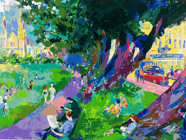 "Washington Square Park" Serigraph by LeRoy Neiman