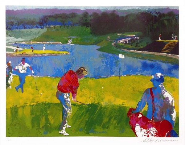 "Mystic Rock" serigraph by LeRoy Neiman