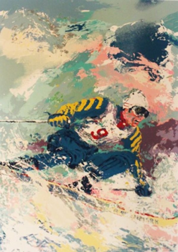 "Stenmark" Serigraph by LeRoy Neiman