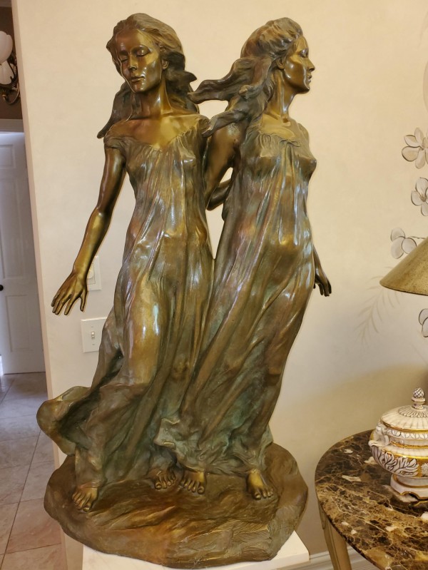 "Sisters" Bronze Sculpture by Frederick Hart