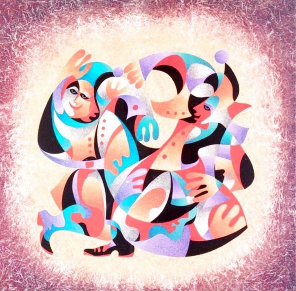 Poetry in Motion Serigraph on Archival Paper by Anatole Krasnyansky