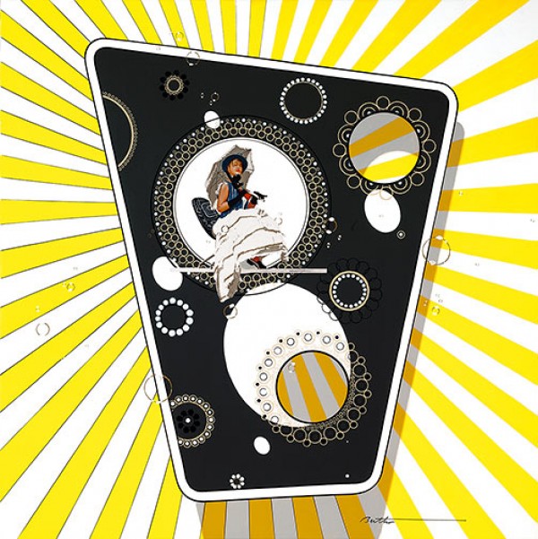 "Je t’attends” Hand-Pulled Serigraph by Philippe Bertho