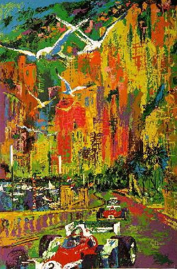 "Gran Prix de Monaco" Serigraph by LeRoy Neiman