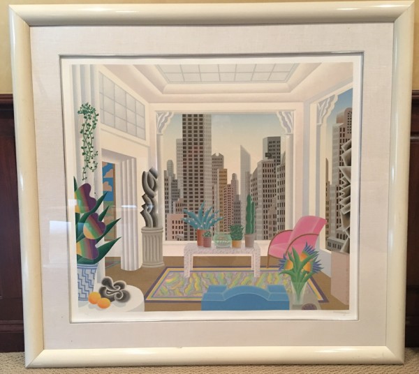 "Art Deco Room" serigraph by Thomas McKnight