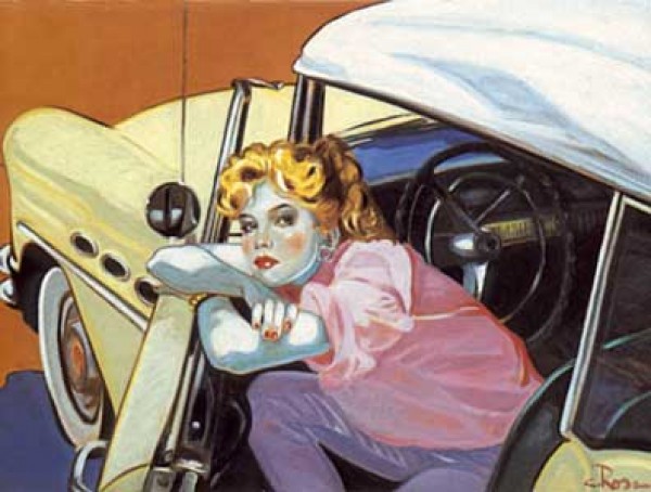 "Built Like a Buick" Serigraph by Colleen Ross