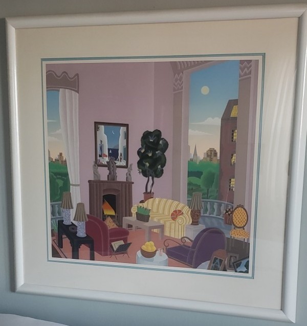 "Beacon Hill" limited edition serigraph on paper by Thomas McKnight