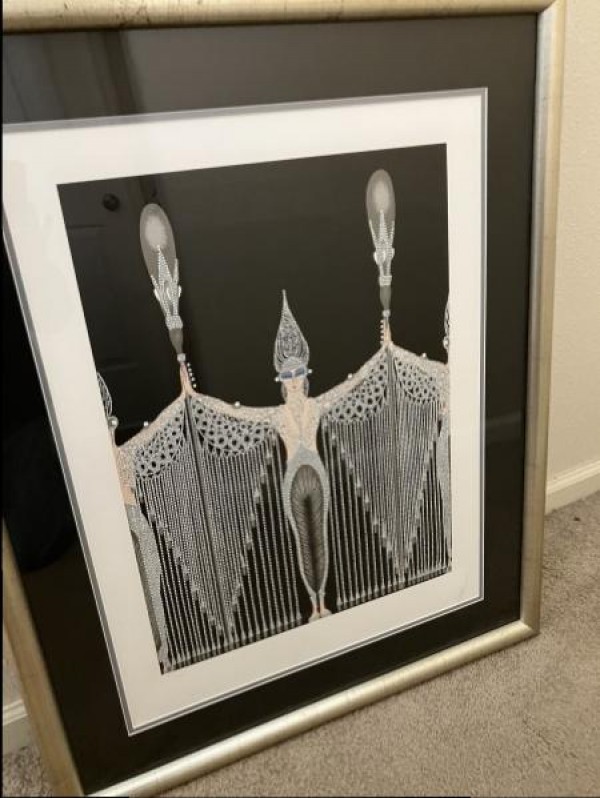 Les Bijoux de Perles Serigraph by Erte