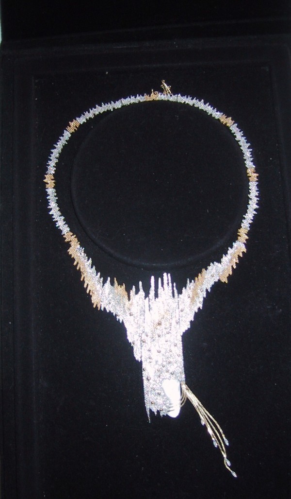 "Sophistication State II"  Necklace and Brooch by Erte