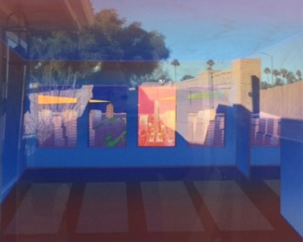 "New York" Lithograph by Jean Michel Folon