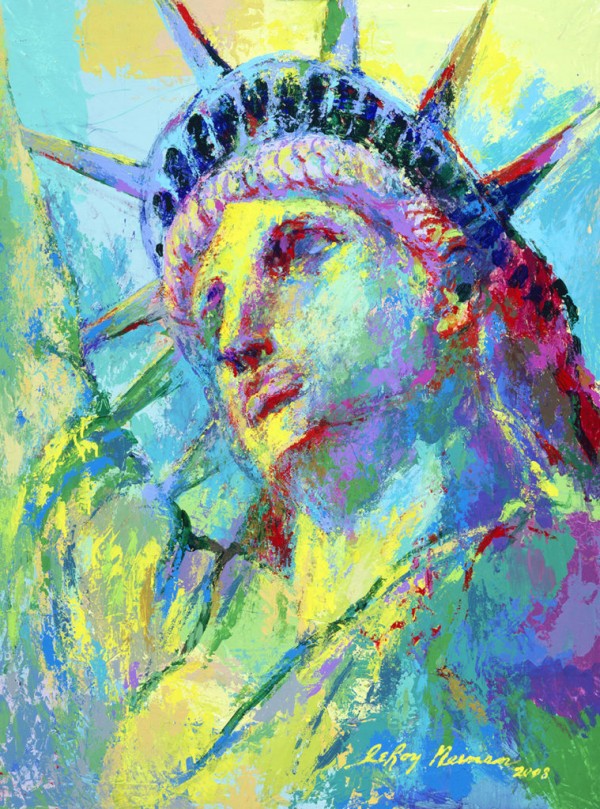 "Portrait of Liberty" unframed serigraph by LeRoy Neiman