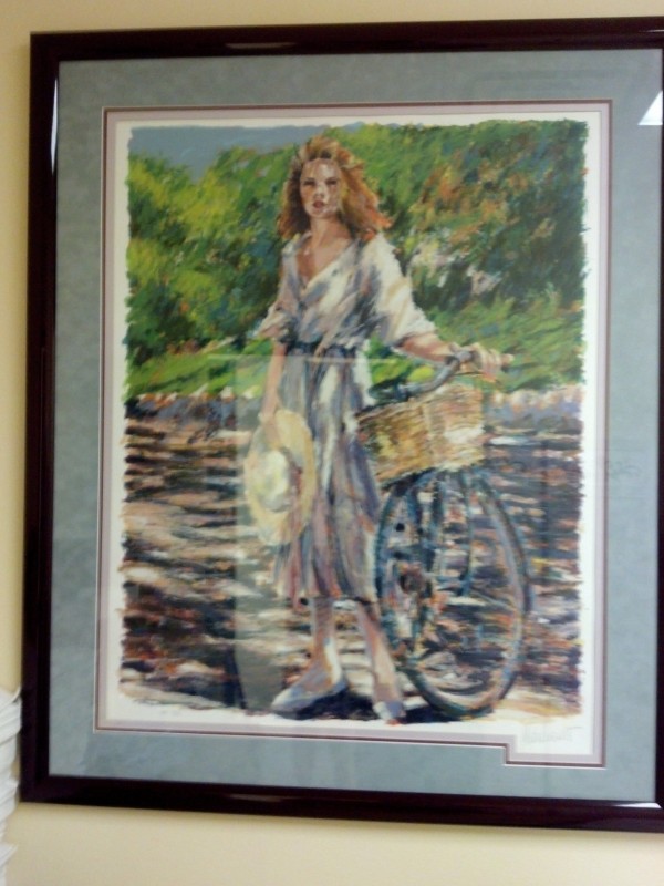 "Sunny Ride Through Palermo" Limited Edition HC Serigraph by Aldo Luongo