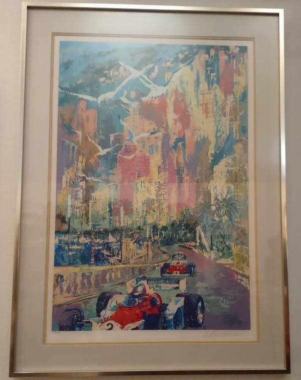 "Gran Prix de Monaco" Serigraph by LeRoy Neiman