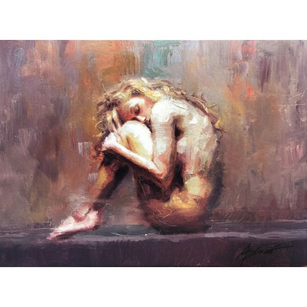 "Comfort" Enhanced Mixed Media on Canvas by Henry Asencio