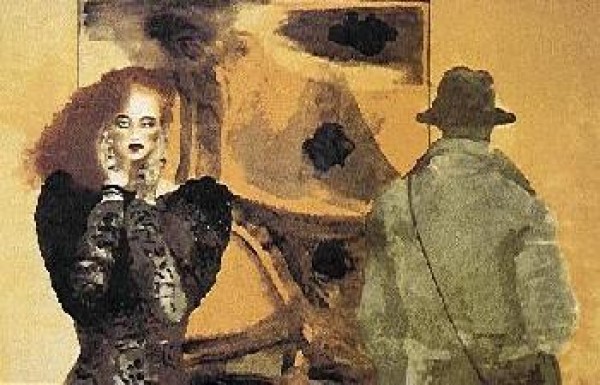 "Startled" serigraph by Joanna Zjawinska