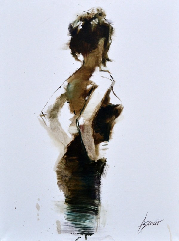 "Classic Beauty" Hand Embellished Giclee on Canvas by Henry Asencio