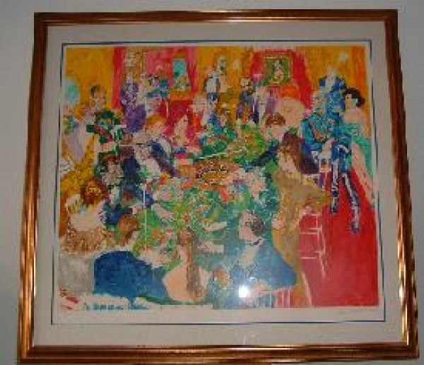 "Baden Baden" Serigraph by LeRoy Neiman
