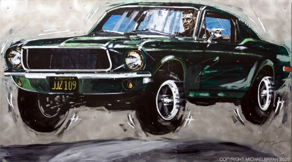 "Bullitt" Giclee on Canvas, Paper or Aluminum by Michael Bryan