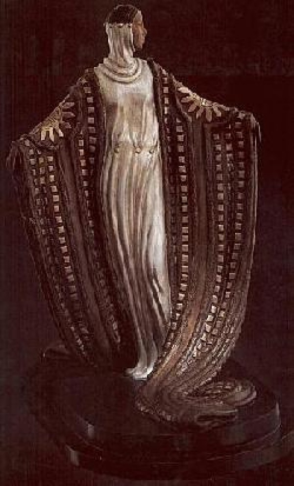 "La Mysterieuse" Bronze sculpture by Erte
