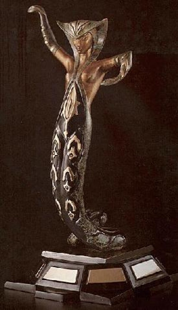 "La Jalousie" Bronze Sculpture by Erte