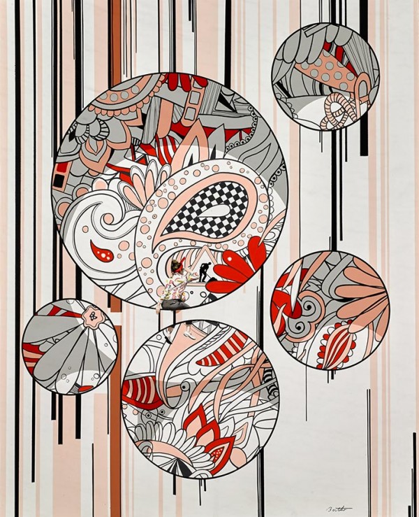 "Traveaux" pigment print on canvas by Philippe Bertho