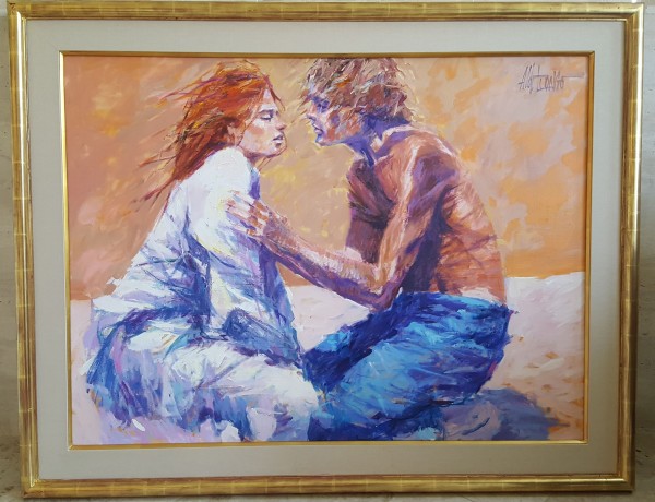 "Warmth" Original Acrylic on Canvas by Aldo Luongo