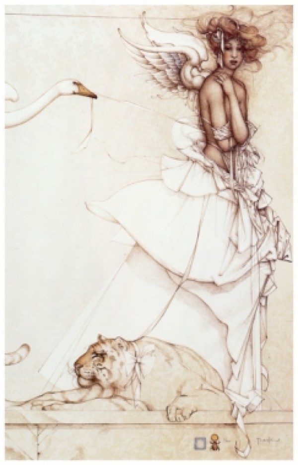 "Summer Memories" Hand-Pulled Stone Lithograph by Michael Parkes
