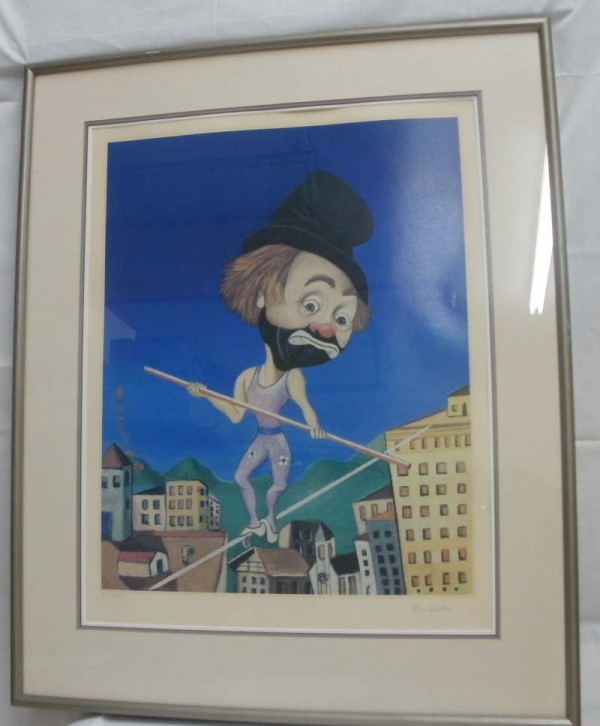 "Above It All" Framed Lithograph by Red Skelton
