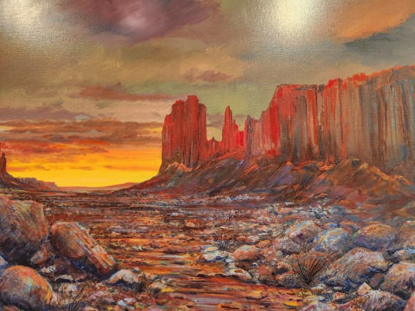 "Desert Pool" Giclee on Canvas by Harrison Ellenshaw