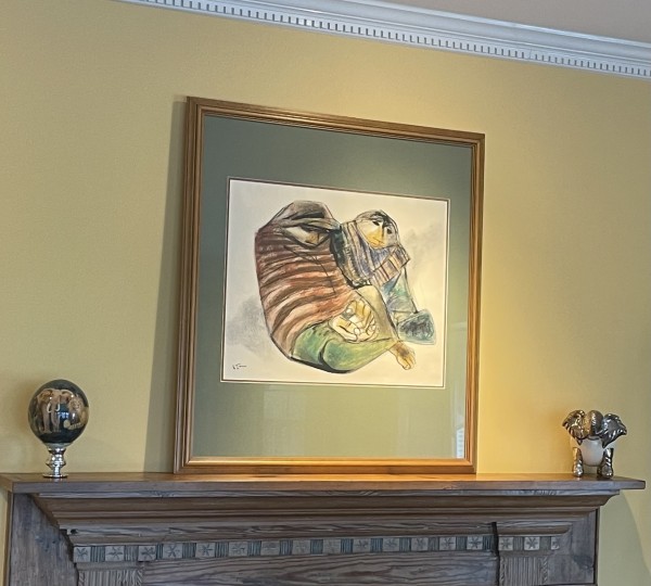 Untitled Original Mixed Media Watercolor I on Paper by Eduardo Kingman