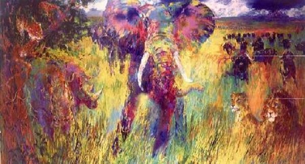 The Big Five Serigraph by LeRoy Neiman