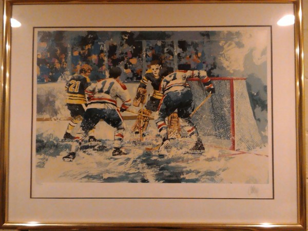 "Flying Ice" Serigraph by Wayland Moore