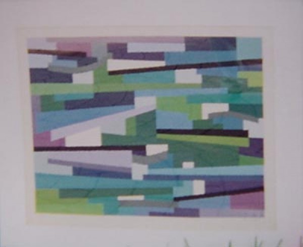 "Evening" a Serigraph by Yaacov Agam