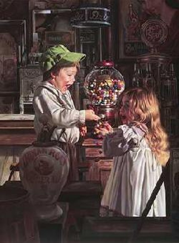 "Jackpot" Giclee on Canvas by Bob Byerley