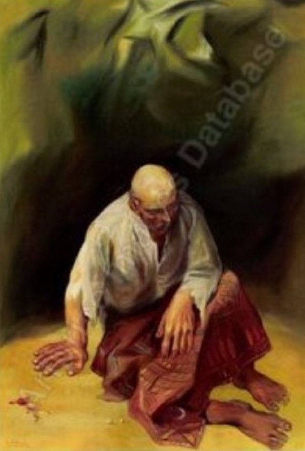Ceasing Storm Original Oil on Canvas by Eduardo Kingman