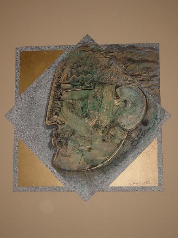 "Solo Hombre" Original Mixed Media/Canvas