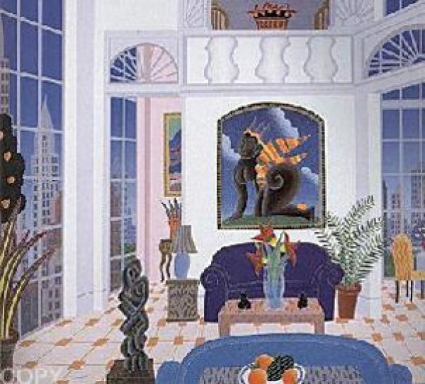 "Mujrray Hill" Serigraph by Thomas McKnight