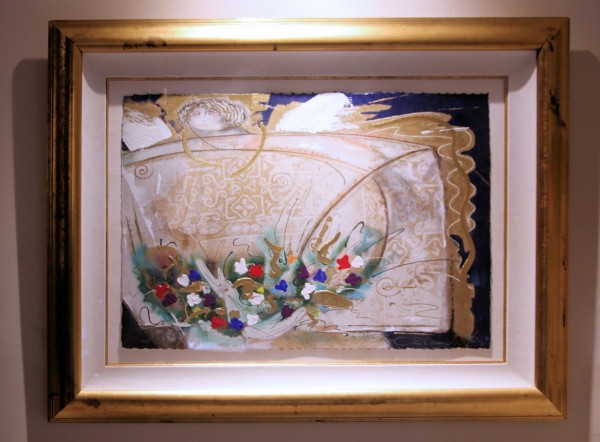 "Un Angel Llamado Maria del Pilar " Original Embellished Multiple Print  by Orlando, AB