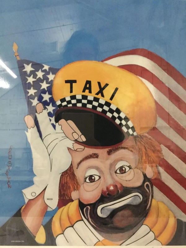 Freddy "At Your Service" Signed, numbered and framed LIthograph/Serigraph by Red Skelton