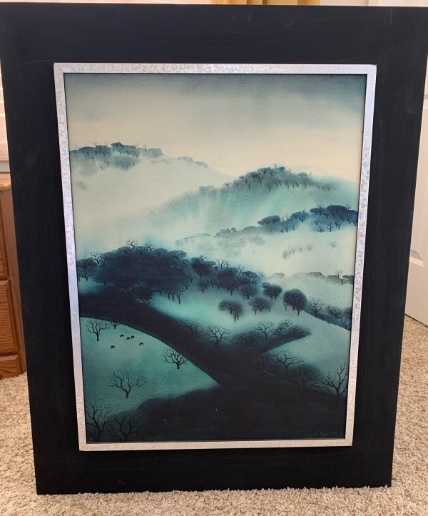 "Misty Mountain" Original Oil on Board by Eyvind Earle