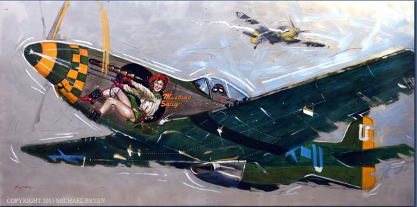 "Mustang Sally" Limited Edition Giclee by Michael Bryan