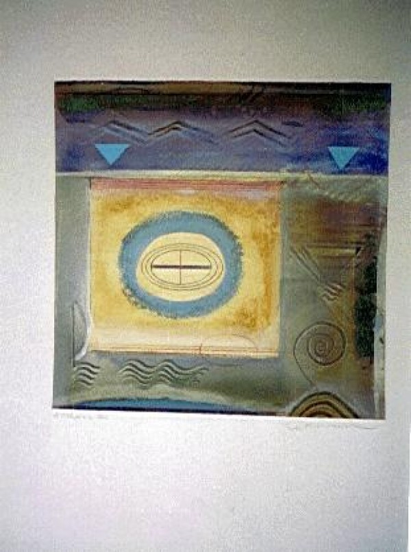 "Avalon III" Monoprint by Richard Quinn