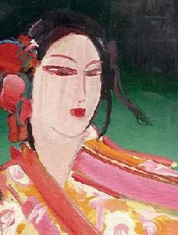 "Asia" Serigraph by Peter Max