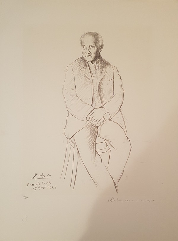 "Portrait du Mâitre de Ballet de La Scala de Milan" 