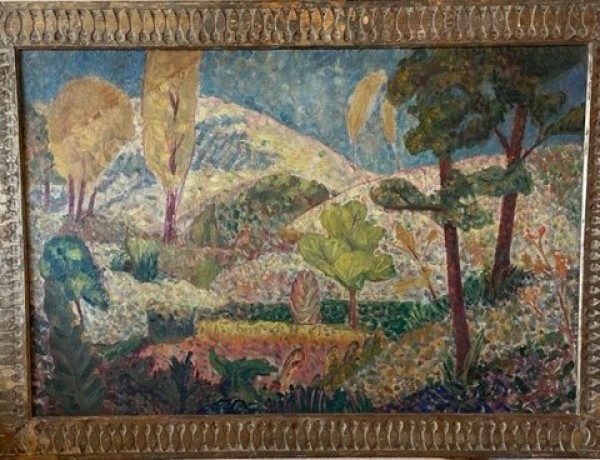 “Dunes Landscape” original oil on canvas by Fred Biesel
